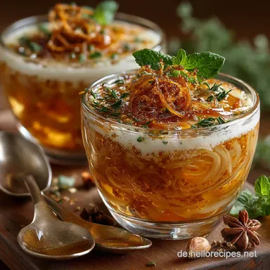 Omas Geheimnis Gourmet Zwiebelhustensaft mit Honig selber machen Rezeptkarte