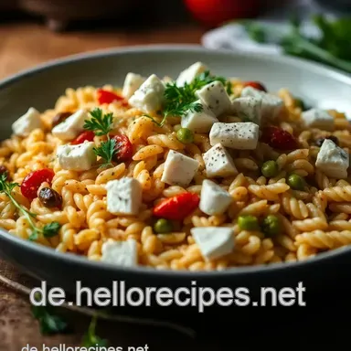 Griechische Kritharaki mit frischen Kräutern und Feta – Ein Genuss für jede Grillparty Rezeptkarte