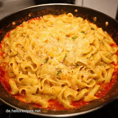 Griechische Nudeln Mein blitzschnelles FetaTomaten Rezept Rezeptkarte