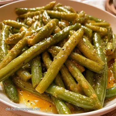 Gr&uuml;ne Bohnen in Butter in 25 Minuten Rezeptkarte