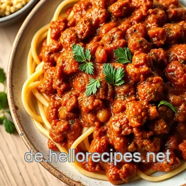 Grünkern Bolognese: Herzhaft & Lecker wie bei Oma! Rezeptkarte