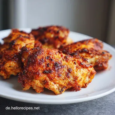 H&auml;hnchen Hei&szlig;luftfritteuse: Knusprig & Saftig im Airfryer Rezeptkarte