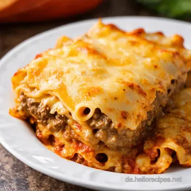 One Pot Lasagne Hamburger Helper Deluxe Blitzrezept Rezeptkarte