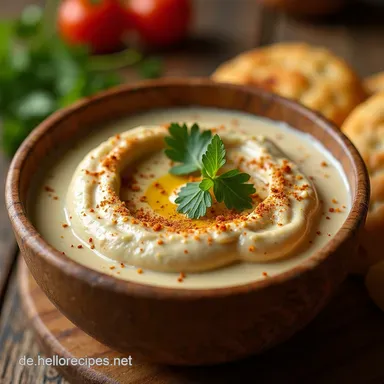 Einfaches Tahini Rezept So wird die Sesampaste cremig Rezeptkarte