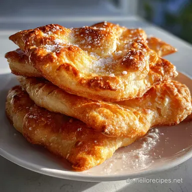 Heissluftfritteuse Langos Rezept f&uuml;r 4 Rezeptkarte