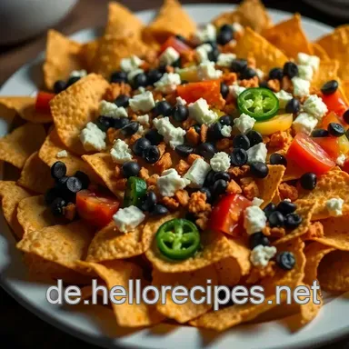 Leckere Nachos überbacken wie beim Mexikaner – Perfekt für Familienabende! Rezeptkarte