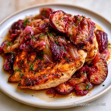 Herzhafte Zwetschgenpfanne in 30 Minuten Rezeptkarte