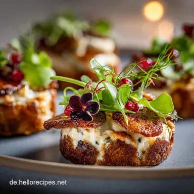 Herzhafte K&auml;seKr&auml;uterW&ouml;lkchen Der beste luftige LowCarb Snack Rezeptkarte