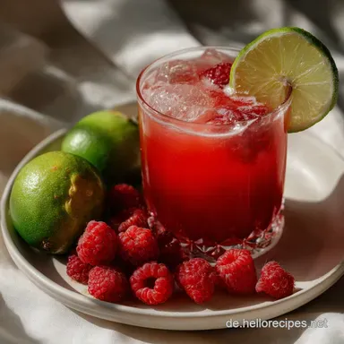 Selbstgemachter Himbeerlimes Der Fruchtige Klassiker Fr: Blitzschnell Fertig Rezeptkarte