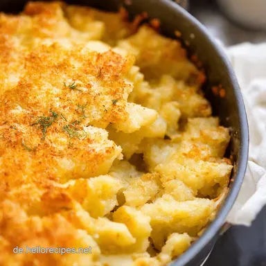Himmlische Funeral Potatoes Mein Geheimrezept f&uuml;r Kartoffelgl&uuml;ck Rezeptkarte