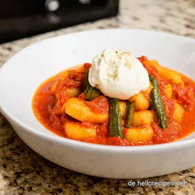 TomatenGnocchi mit Burrata So cremig wie bei Oma Rezeptkarte