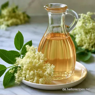 Holunderbl&uuml;tensirup nach Omas Rezept 2L Rezeptkarte
