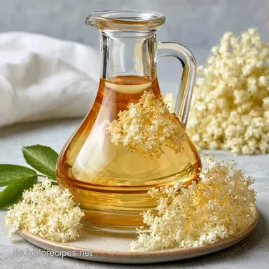 Holunderbl&uuml;tensirup mit Zitronen Rezeptkarte