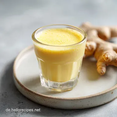 Ingwer Shot Rezept: Kalt Extraktion in 10 Min. Rezeptkarte