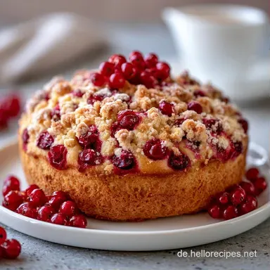 Johannisbeerkuchen mit Quark und Streusel Rezeptkarte
