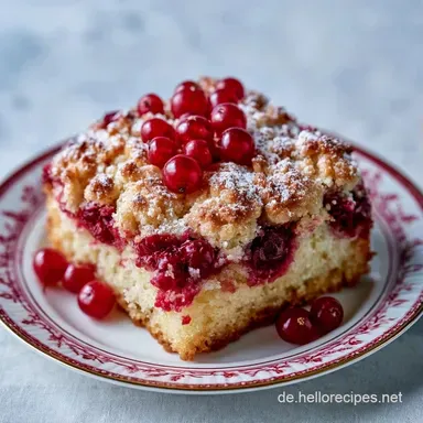 Johannisbeerkuchen mit Streuseln 1 Std. Rezeptkarte