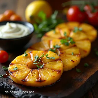 Ananas Kokosöl Mein ProfiTipp für gegrillte Spieße mit KaramellKruste Rezeptkarte