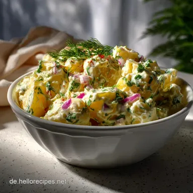 Kartoffelsalat mit Mayo: Cremig und Bissfest Rezeptkarte