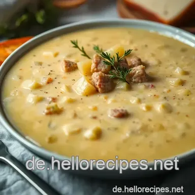 Käse-Lauchsuppe mit Schmelzkäse: Wärmt wie Omas Umarmung! Rezeptkarte