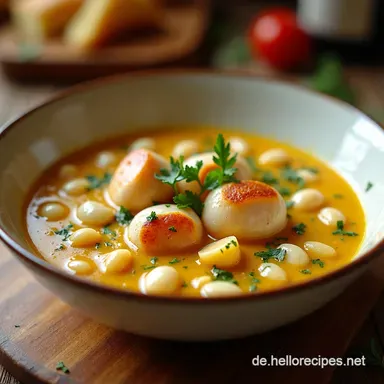 K&auml;sigDeftige SchinkenChowder Mein H&uuml;ttenRezept Rezeptkarte