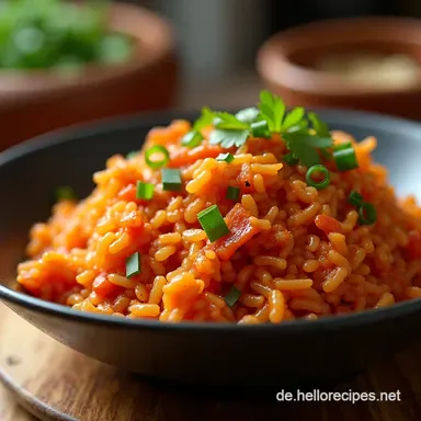 Kimchi Fried Rice mit H&auml;hnchen Mein scharfes Lieblingsrezept Rezeptkarte