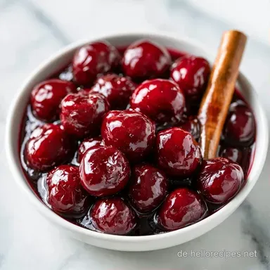 Kirschen Einwecken f&uuml;r 8 Gl&auml;ser Rezeptkarte