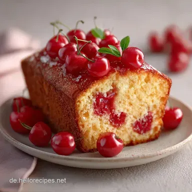 Kirschkuchen Vom Blech F&uuml;r 20 St&uuml;cke Rezeptkarte