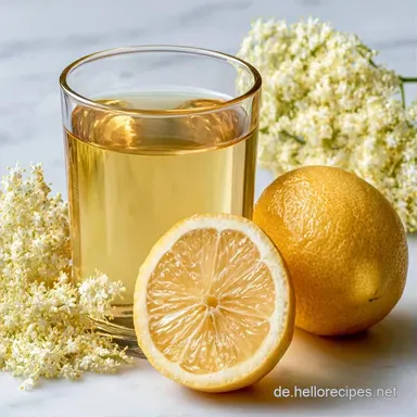 Holundersirup mit Kilo Zucker Rezeptkarte