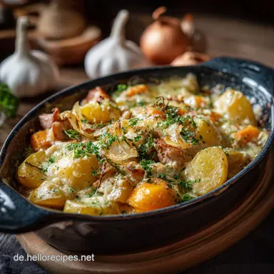 Klassischer KartoffelKasselerAuflauf Herzhaft, cremig und wie bei Oma Rezeptkarte