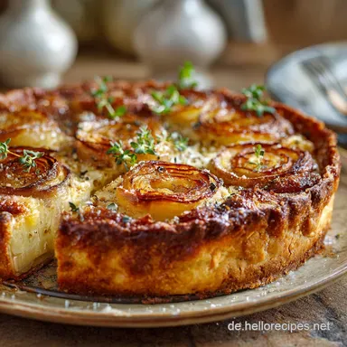 Zwiebelkuchen Rezept traditionell: Omas bester Herbstgenuss Rezeptkarte