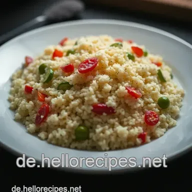 Couscous zubereiten: Klassisches Rezept mit Gemüse und Kräutern Rezeptkarte