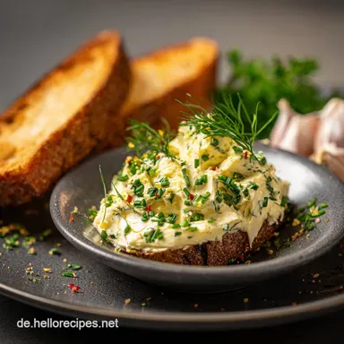 Kr&auml;uterbutter mit Knoblauch: In 10 Minuten die beste selbstgemachte Variante Rezeptkarte