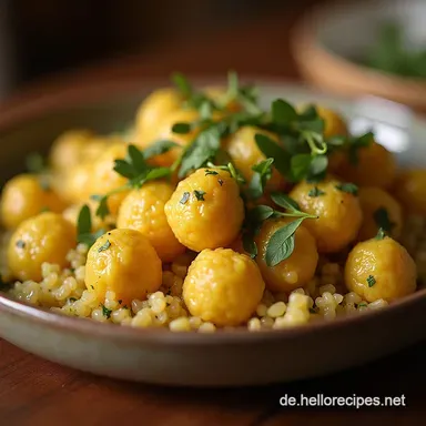 Fluffiger KnoblauchbutterQuinoa Blitzrezept für jeden Tag Rezeptkarte
