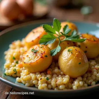 KnoblauchbutterQuinoa Cremig Würzig Das einfache 30Minuten Rezept Rezeptkarte