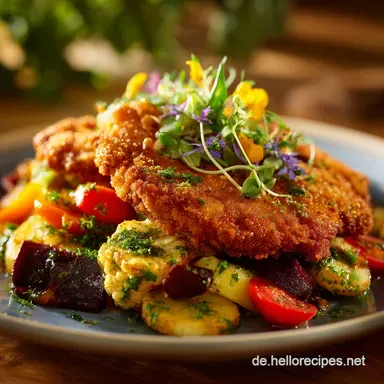 Knusprige BlumenkohlSchnitzel: Das perfekte vegetarische Schnitzel. Rezeptkarte