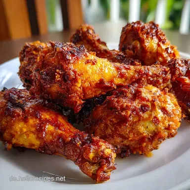 Knusprige H&auml;hnchenkeulen: Crispy Baked Rezeptkarte