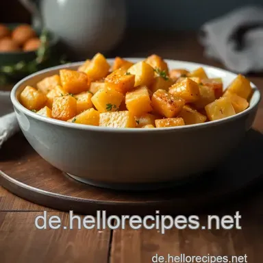 Knusprige rohe kartoffeln in heißluftfritteuse: Ein einfacher und gesunder Snack! Rezeptkarte