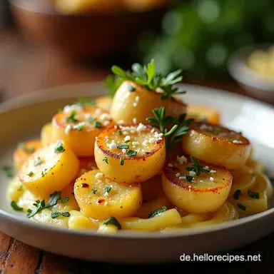 Knusprige KnoblauchParmesan Kartoffelspalten Omas Geheimtipp Rezeptkarte