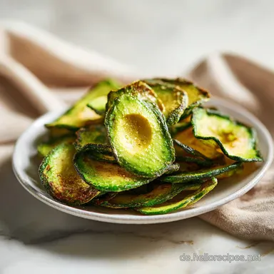 Low Carb Avocado Snack: Knusprige Chips in 25 Minuten Rezeptkarte