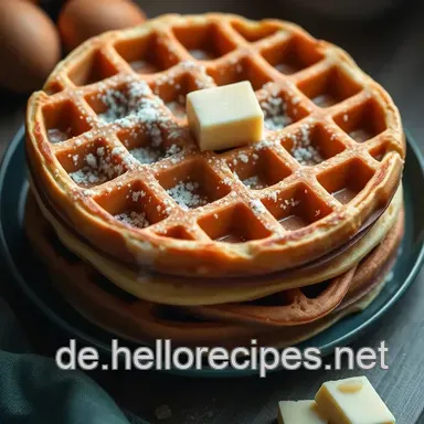 Knusprige Waffeln mit Liebe: Einfaches Waffelteig Rezept für Alle! Rezeptkarte