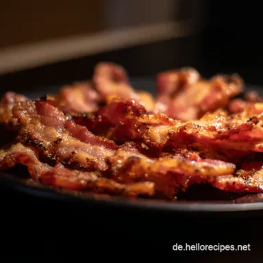 Blitz-Bacon: Speck in der Mikrowelle - Knusprig in Minuten! Rezeptkarte