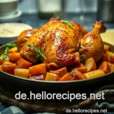 Knuspriges H&auml;hnchen im Backofen: Ein Familienliebling mit Geheimtipps Rezeptkarte