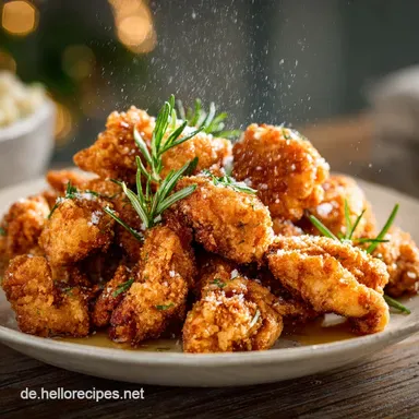 Knusprige Popcorn Chicken: Maximaler Knusperfaktor dank St&auml;rke-Trick Rezeptkarte