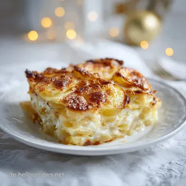 Kohlrabi Kartoffel Gratin f&uuml;r 4 Personen Rezeptkarte