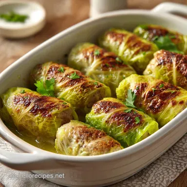 Kohlrouladen Hackfleisch Wickeln Im Topf Garen Rezeptkarte