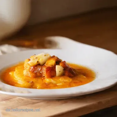 KürbisArme Ritter Auflauf Herbstlicher Genuss für Genießer Rezeptkarte