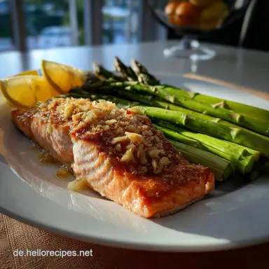 Schnelles Und Leckeres Rezept Lachs Mit Saftigem Spargel Rezeptkarte
