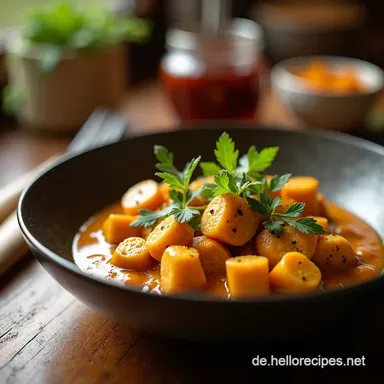 Das beste Lamm Madras Curry Authentisches Südindisches Schmorgericht Rezeptkarte