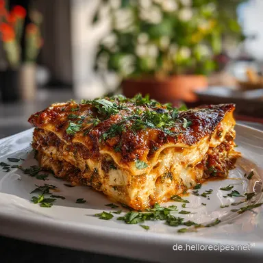 Lasagne Vegetarisch Rezept: Ohne Fleisch in 30 Minuten Rezeptkarte