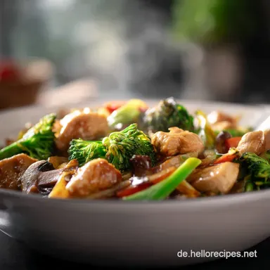 Leichte asiatische PuteNudelPfanne: Turbo-Wok in 30 Min. Rezeptkarte